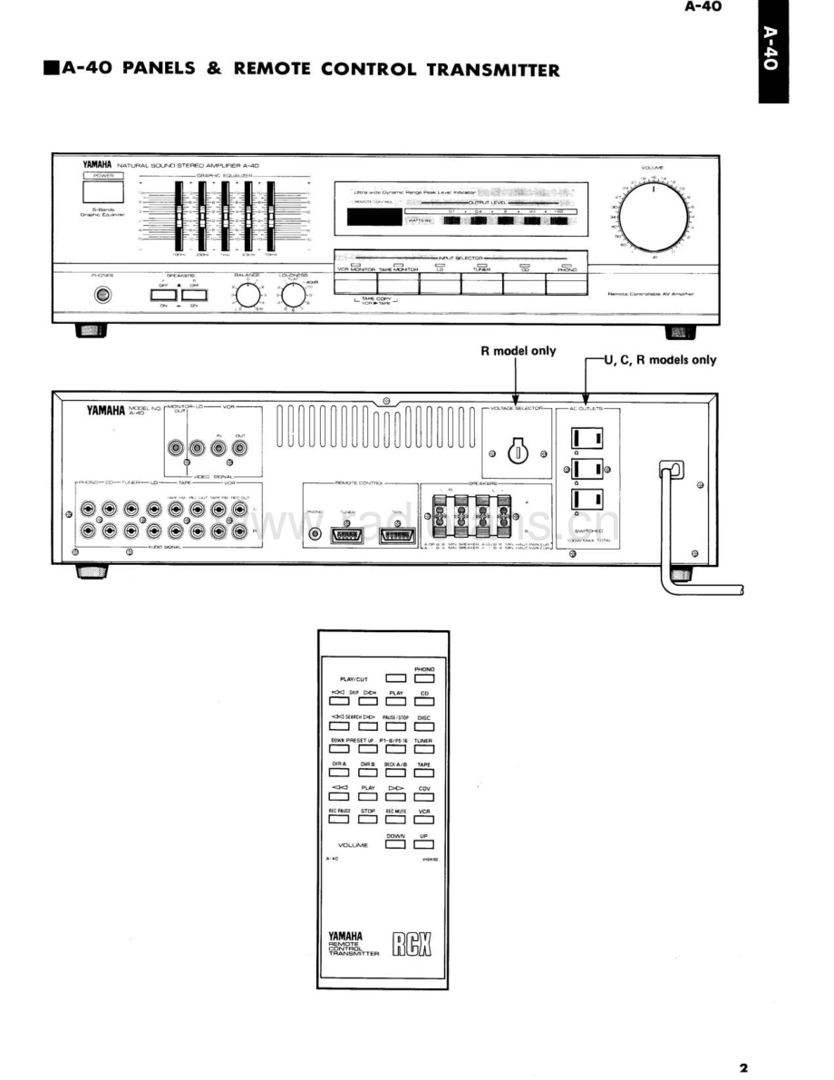 Yamaha-A45-int-sm(1) 维修电路原理图.pdf_第3页
