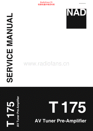 NAD-T175-int-sm 维修电路原理图.pdf