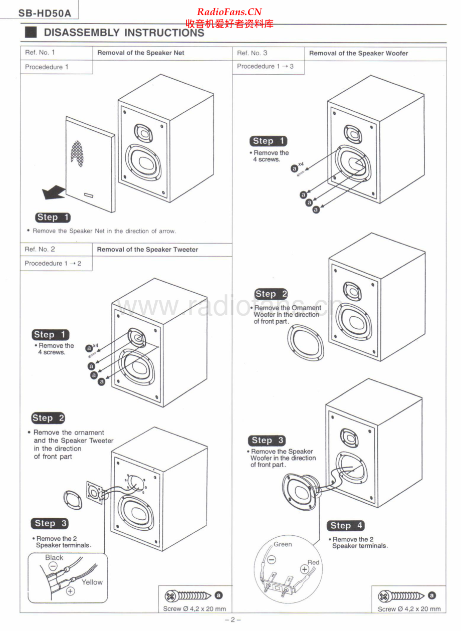 Technics-SBHD50A-spk-sm 维修电路原理图.pdf_第2页