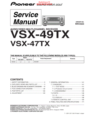 Pioneer-VSX47TX-avr-sm 维修电路原理图.pdf