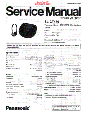 Technics-SLCT470-dm-sm 维修电路原理图.pdf