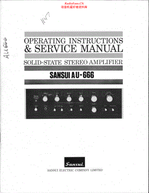 Sansui-AU666-int-sm 维修电路原理图.pdf