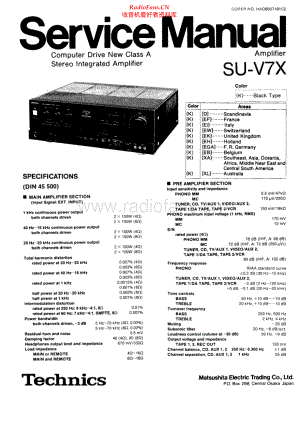 Technics-SUV7X-int-sm(1) 维修电路原理图.pdf