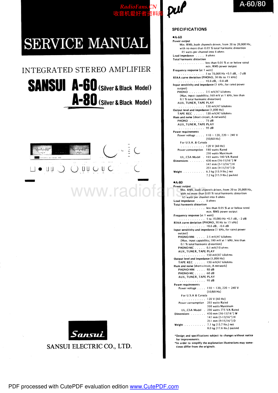 Sansui-A80-int-sm 维修电路原理图.pdf_第1页