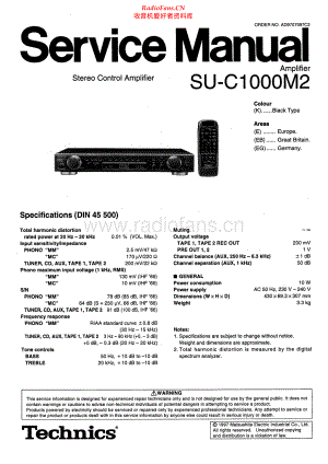 Technics-SUC1000M2-pre-sm(1) 维修电路原理图.pdf
