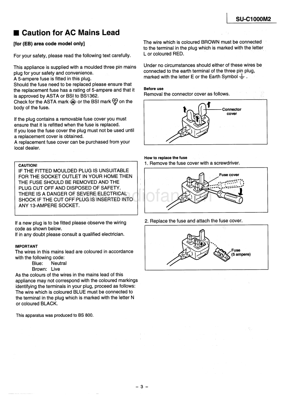 Technics-SUC1000M2-pre-sm(1) 维修电路原理图.pdf_第3页