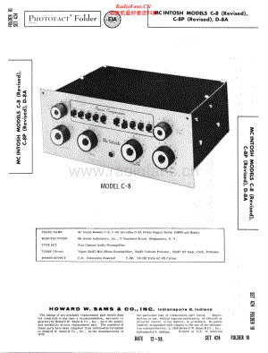 McIntosh-C8-pre-sm 维修电路原理图.pdf