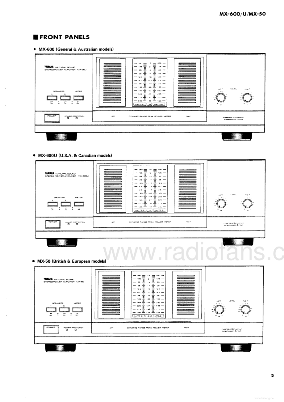 Yamaha-MX600-pwr-sm 维修电路原理图.pdf_第3页