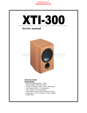 JBL-XTI300-sub-sm 维修电路原理图.pdf