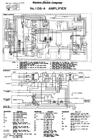 WesternElectric-106A-pwr-sch 维修电路原理图.pdf
