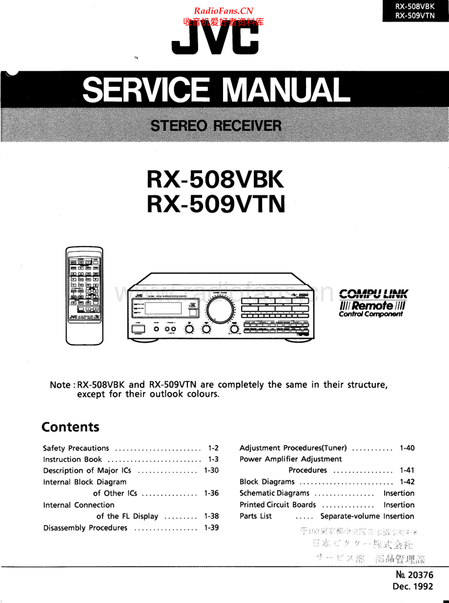 JVC-RX508VBK-sur-sm 维修电路原理图.pdf_第1页