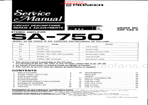 Pioneer-SA750-int-sm 维修电路原理图.pdf