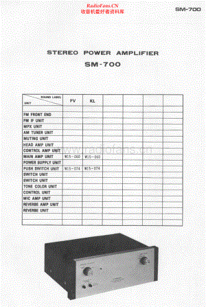Pioneer-SM700-pwr-sch 维修电路原理图.pdf