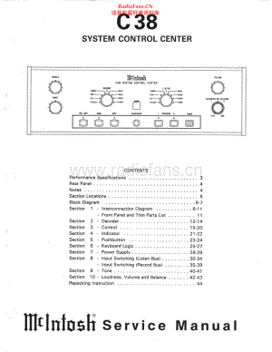 McIntosh-C38-pre-sm 维修电路原理图.pdf