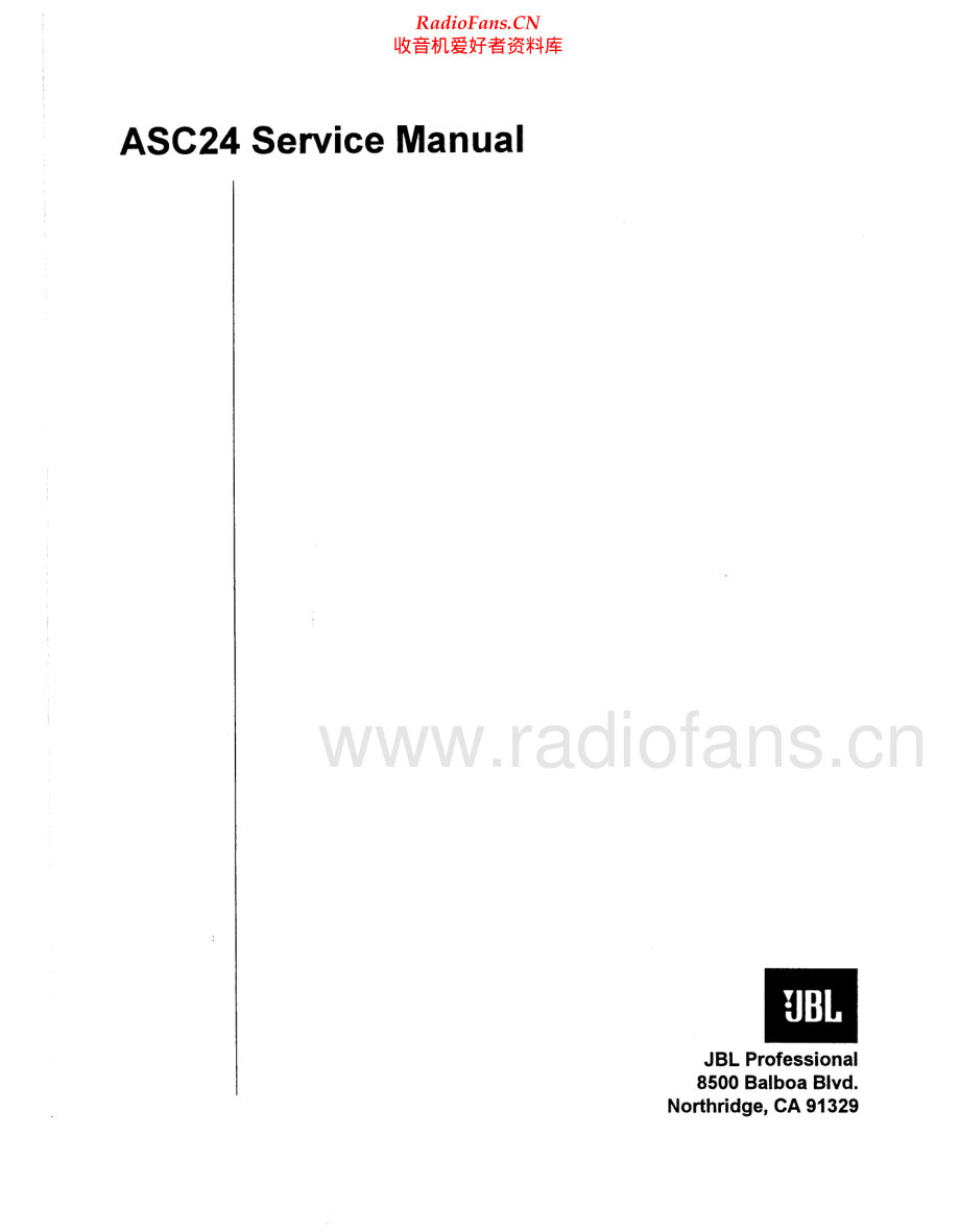 JBL-ASC24-cont-sm 维修电路原理图.pdf_第1页