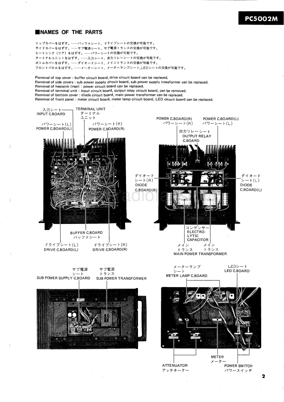 Yamaha-PC5002M-pwr-sm 维修电路原理图.pdf_第3页