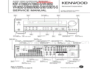Kenwood-KRFVR9070-avr-sm 维修电路原理图.pdf