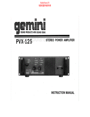 Gemini-PVX125-pwr-sch维修电路原理图.pdf