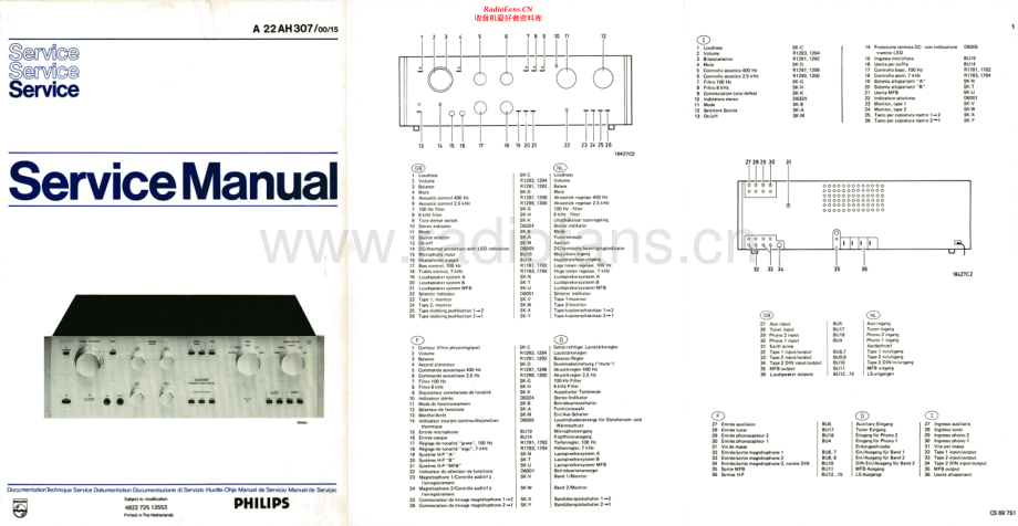 Philips-A22AH307-int-sm 维修电路原理图.pdf_第1页