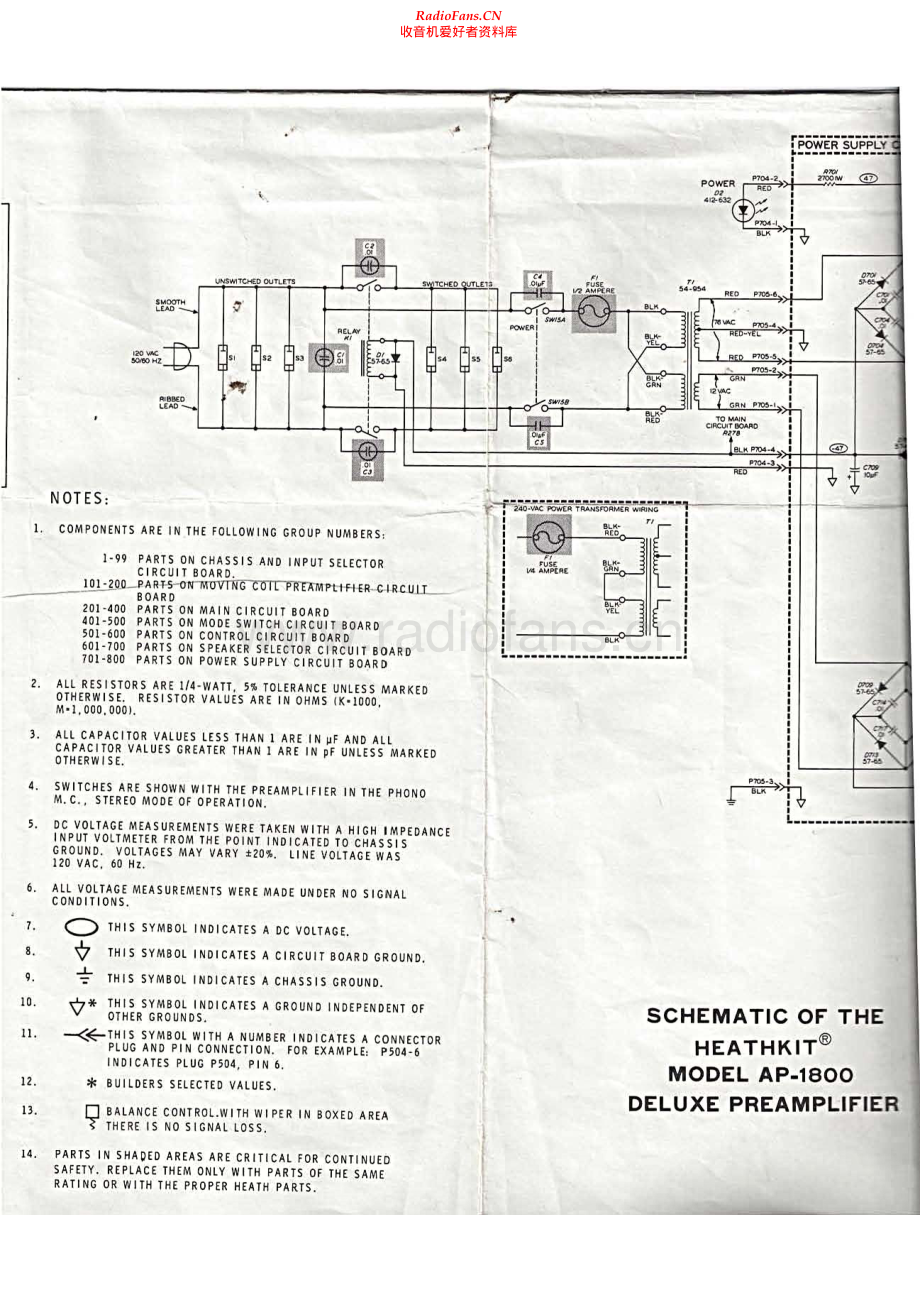 Heathkit-AP1800-pre-sch 维修电路原理图.pdf_第1页