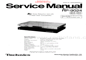 Technics-RP9024-nr-sm 维修电路原理图.pdf