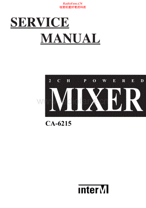 InterM-CA6215-mix-sm 维修电路原理图.pdf
