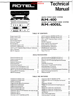 Rotel-RM400SL-ms-sm 维修电路原理图.pdf