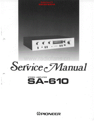 Pioneer-SA610-int-sm 维修电路原理图.pdf