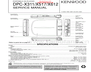 Kenwood-DPCX612-dm-sm 维修电路原理图.pdf