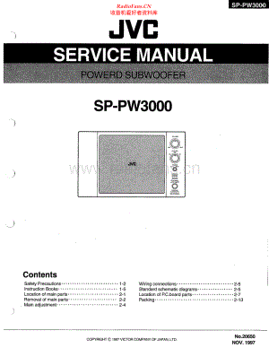 JVC-SPPW3000-sub-sm 维修电路原理图.pdf