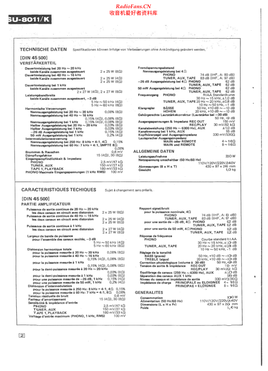 Technics-SU8011-int-sml(1) 维修电路原理图.pdf_第2页