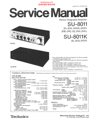 Technics-SU8011-int-sml(1) 维修电路原理图.pdf