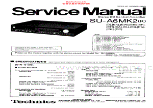 Technics-SUA6MK2-pre-sm(1) 维修电路原理图.pdf
