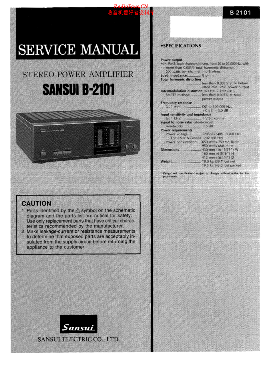 Sansui-B2101-pwr-sm 维修电路原理图.pdf_第1页