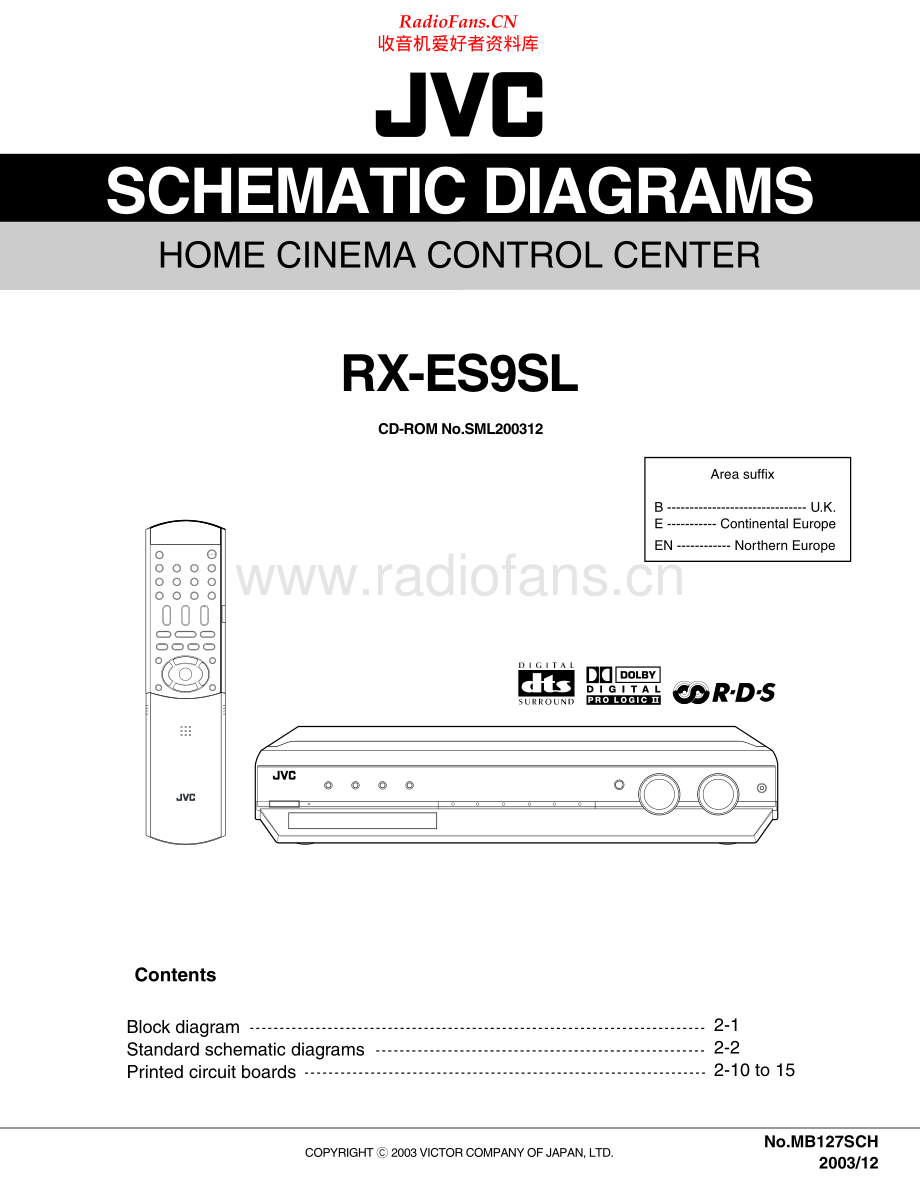 JVC-RXES9SL-hccc-sch 维修电路原理图.pdf_第1页