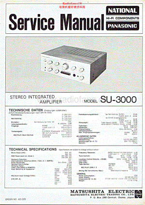 Technics-SU3000-int-sm(1) 维修电路原理图.pdf