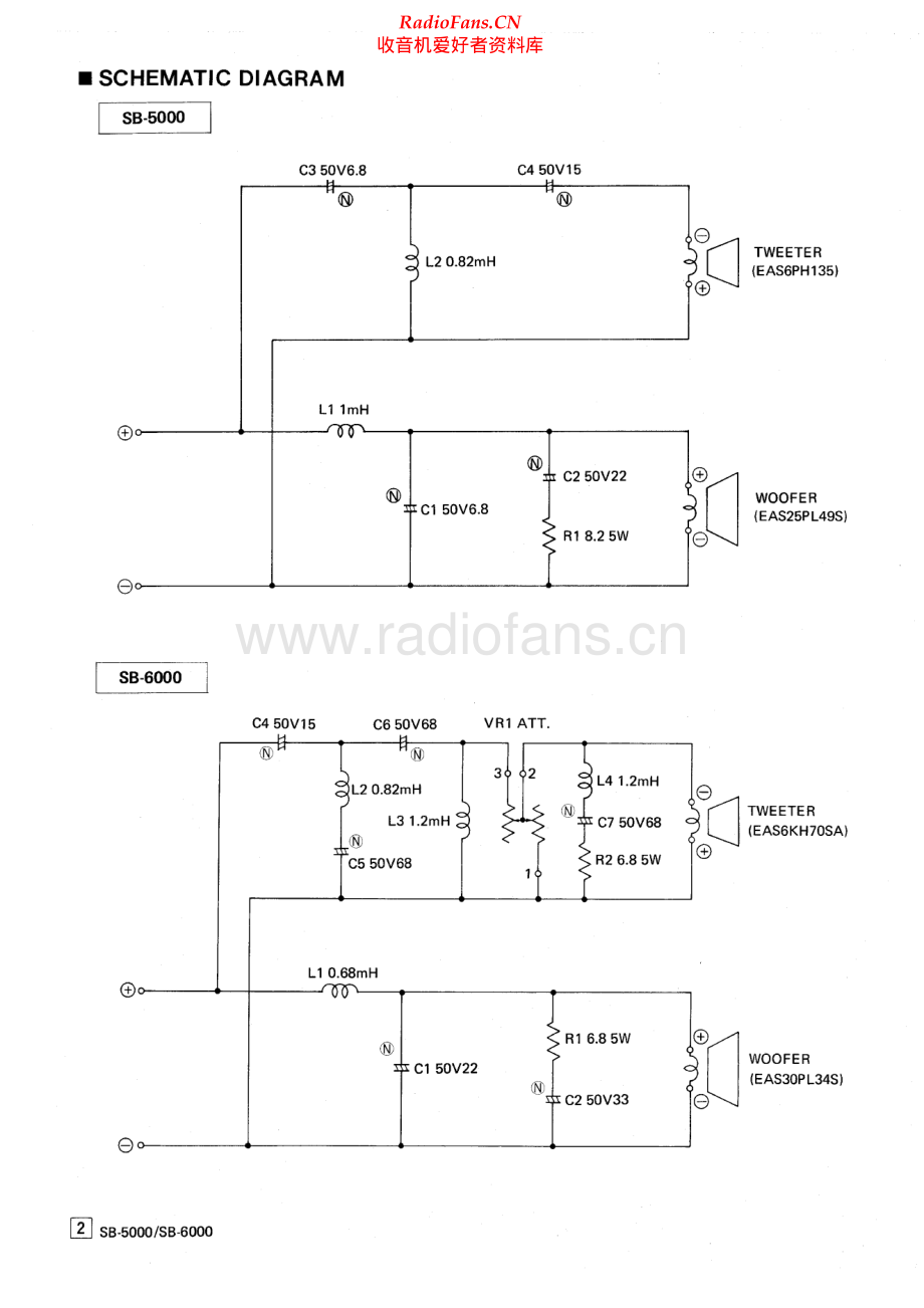Technics-SB5000-spk-sm 维修电路原理图.pdf_第2页