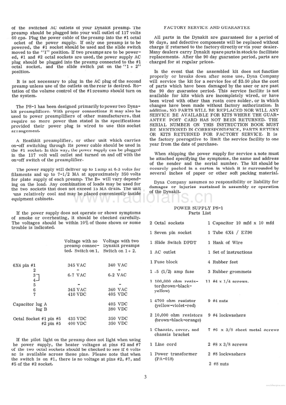 Dynaco-PS1-psu-sm维修电路原理图.pdf_第3页