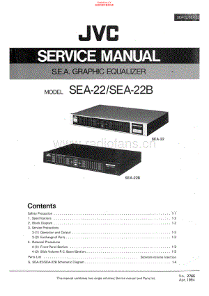 JVC-SEA22B-eq-sm 维修电路原理图.pdf