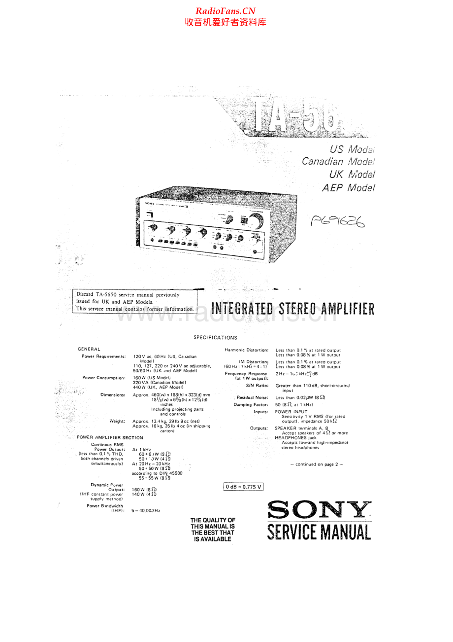Sony-TA5650-int-sm 维修电路原理图.pdf_第1页
