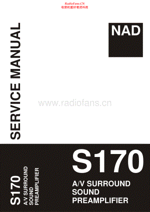 NAD-S170-avr-sm 维修电路原理图.pdf