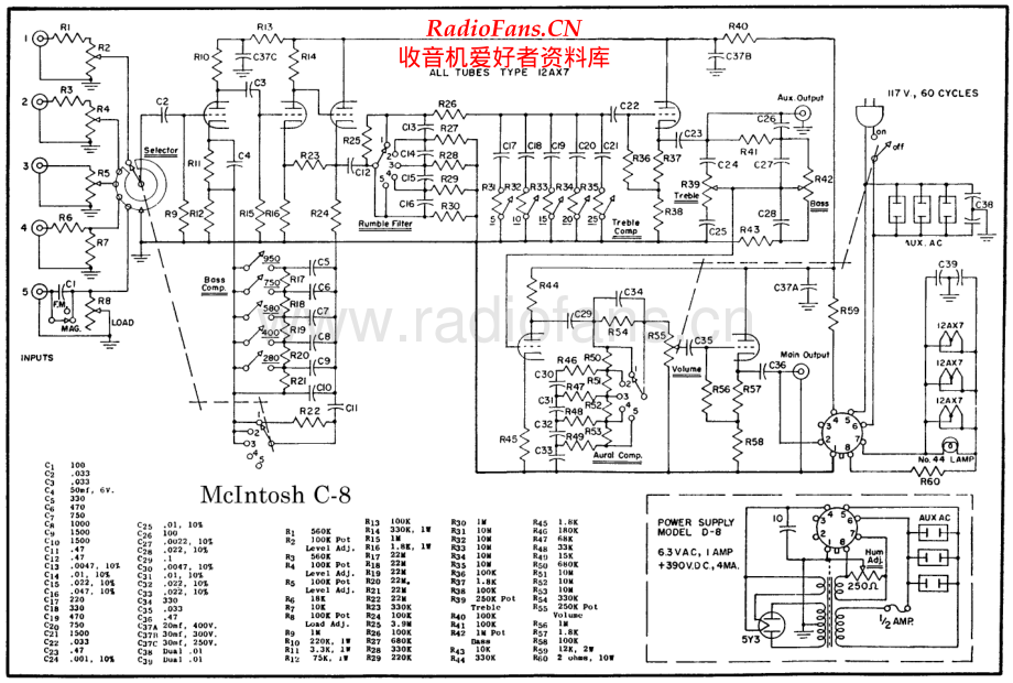 McIntosh-C8-pre-sch4 维修电路原理图.pdf_第1页