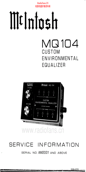 McIntosh-MQ104B-eq-sm 维修电路原理图.pdf