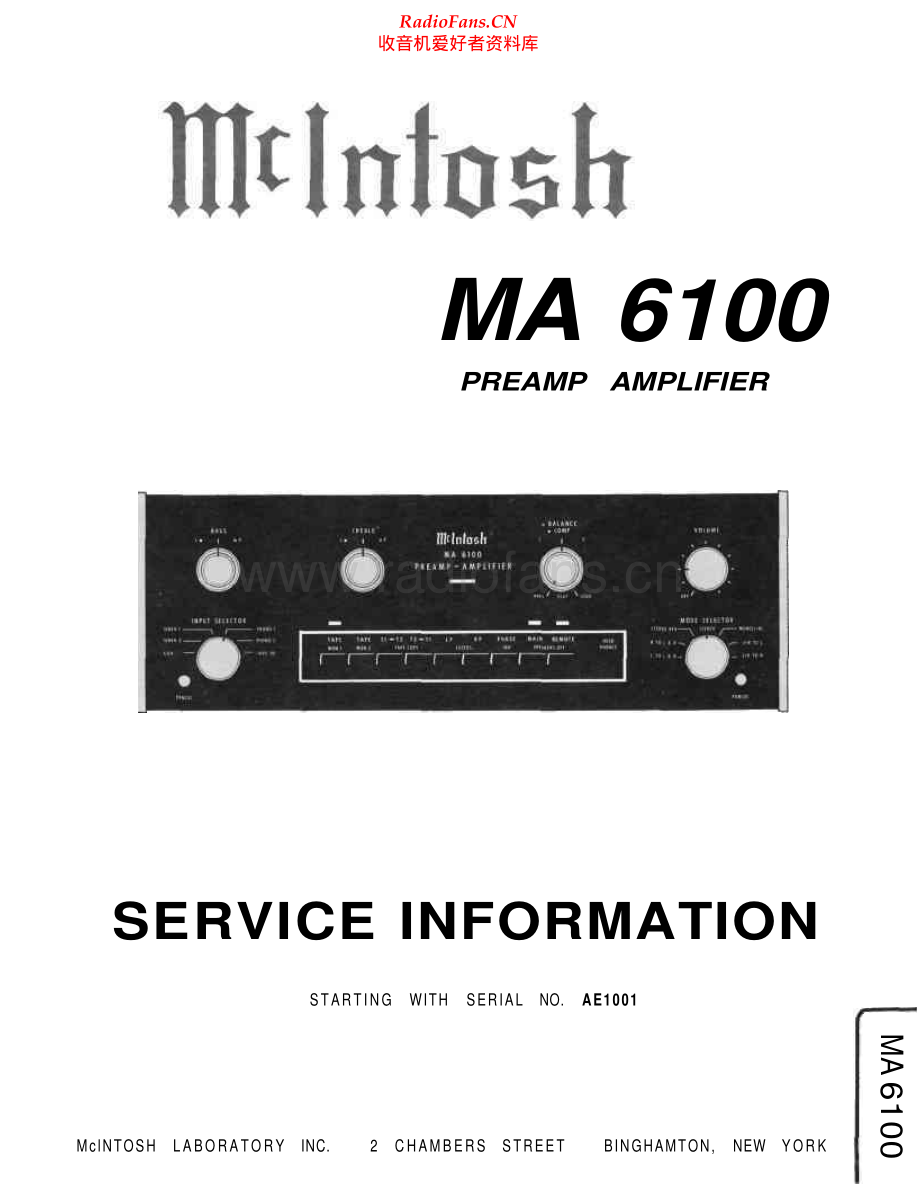 McIntosh-MA6100-pre-sm(1) 维修电路原理图.pdf_第1页