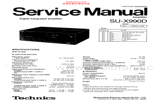 Technics-SUX990D-int-sm 维修电路原理图.pdf
