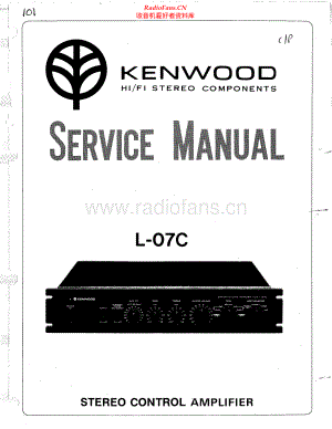 Kenwood-L07C-pre-sm 维修电路原理图.pdf