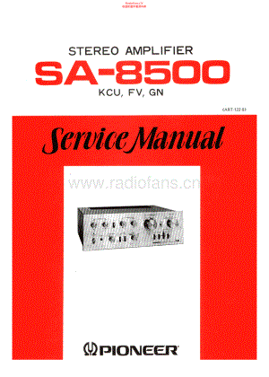 Pioneer-SA8500-int-sm 维修电路原理图.pdf