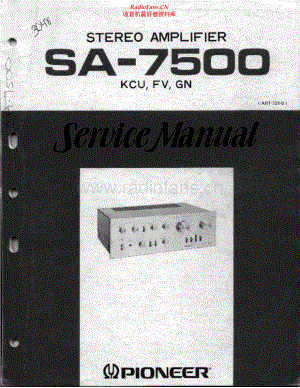 Pioneer-SA7500_MKII-int-sm2 维修电路原理图.pdf