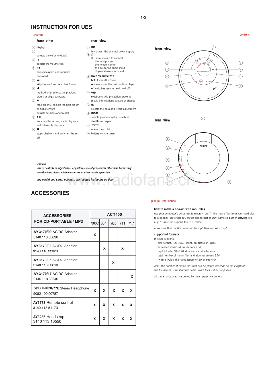 Philips-ACT400-pcd-sm 维修电路原理图.pdf_第3页