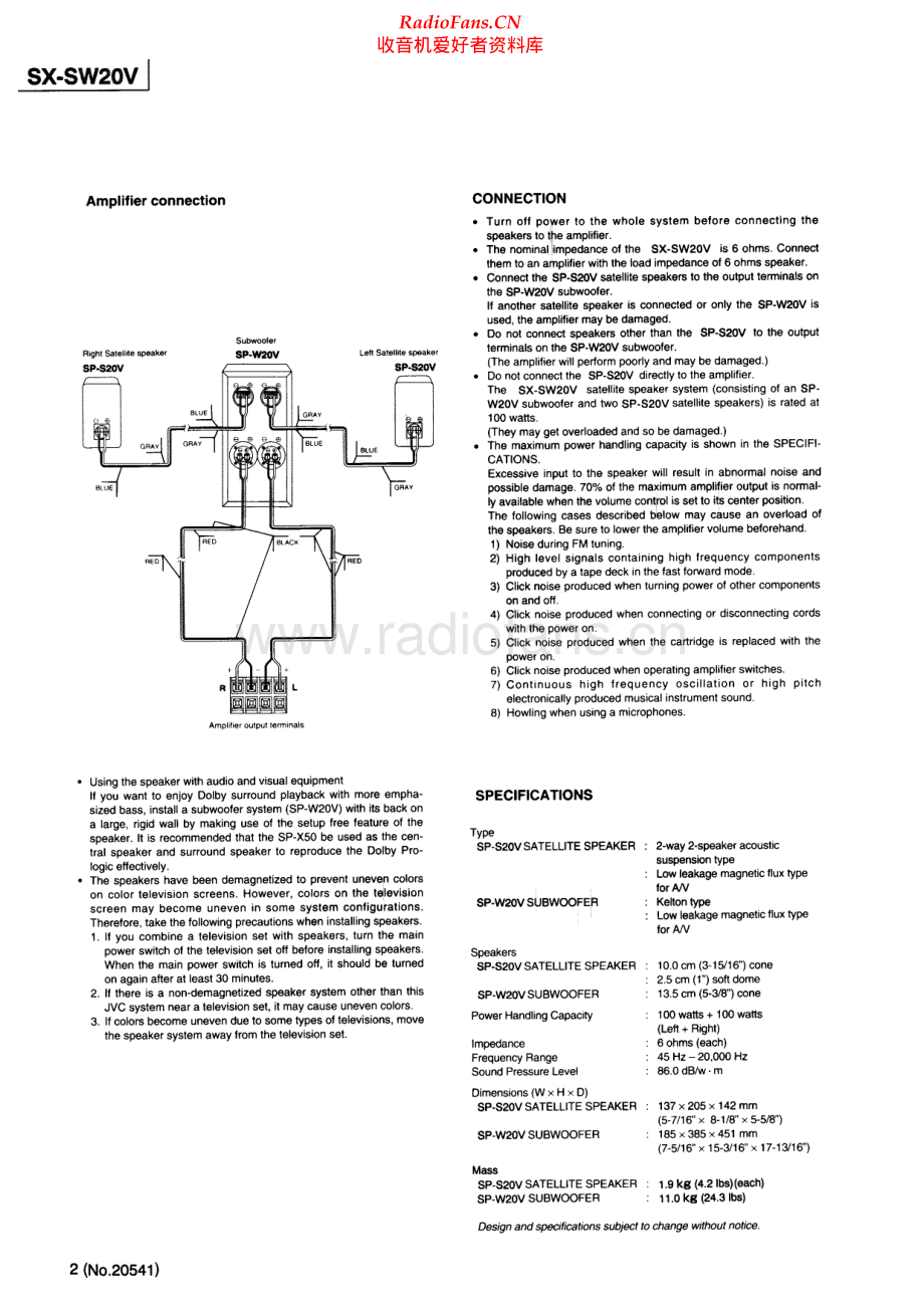 JVC-LSS20V-spk-sm 维修电路原理图.pdf_第2页